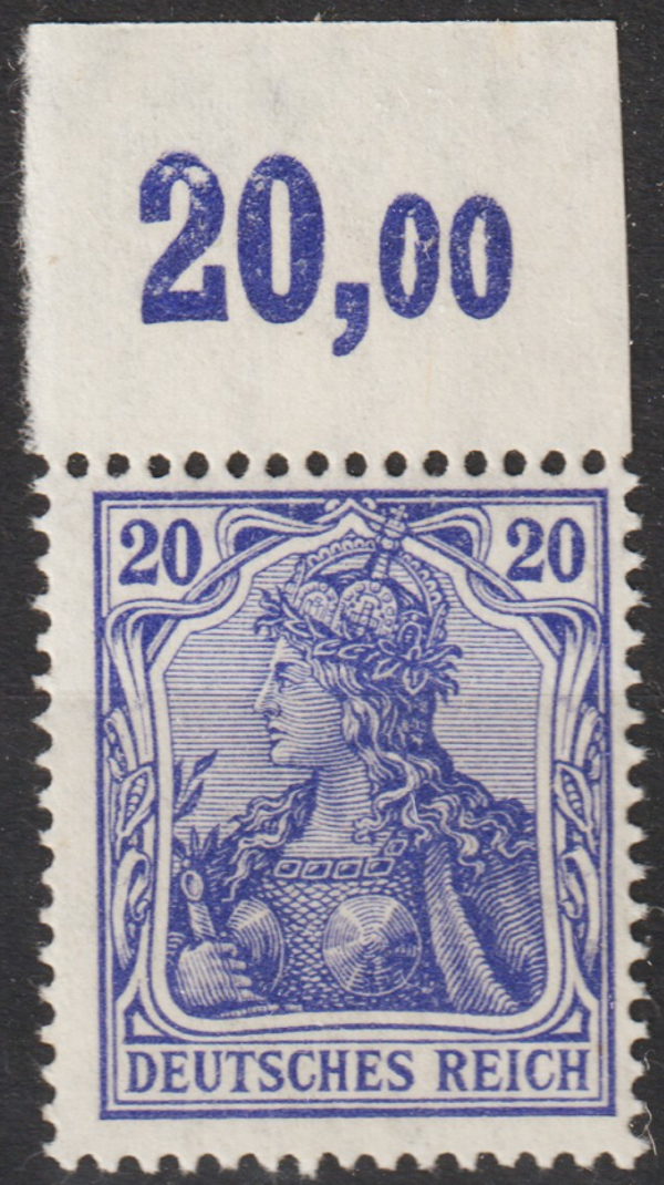MiNr. 87 Oberrand postfrisch **  (s24053)