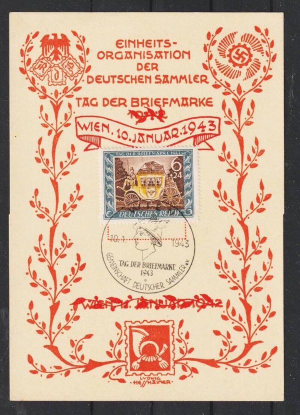 Gedenkblatt "Tag der Briefmarke" mit MiNr. 828   (s24061)