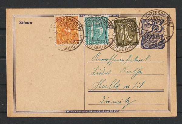 Ganzsache P 146  ICHTERSHAUSEN 8.12.22  (s24112)