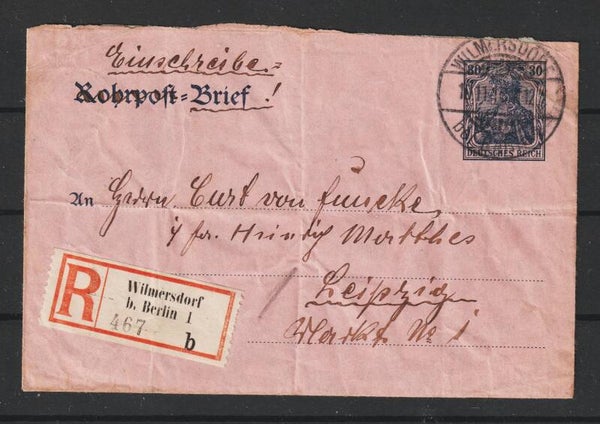 R-Brief RU WILMERSDORF bei BERLIN 10.11.10  (s24113)