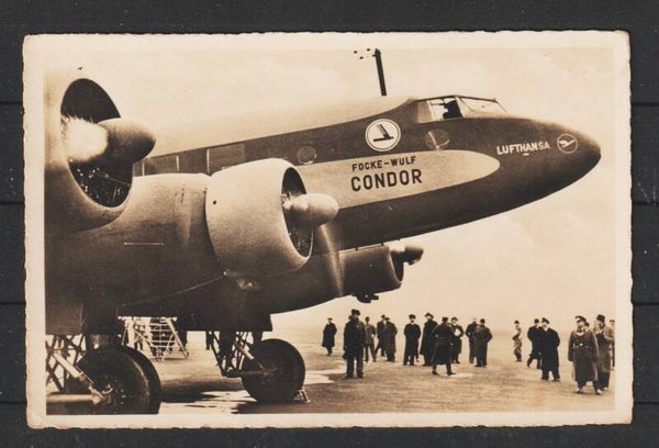 Feldpost AK “Großflugzeug Condor"  GILGENBERG 13.11.40    (s24145)