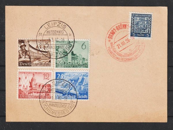 MiNr. 739-742 Sonderstempel auf Postkarte   (S24147)