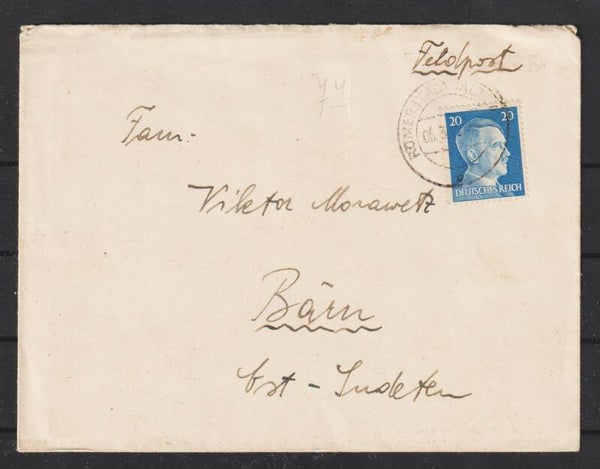 MiNr. 791 auf Feldpost Brief  RÖMERSTADT  5.3.42 (s24159)