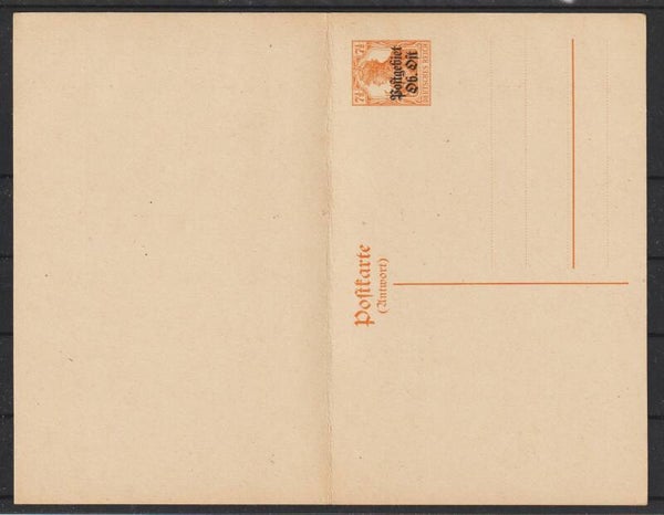 Postgebiet Ob. Ost  Ganzsache P 5 (s24160)