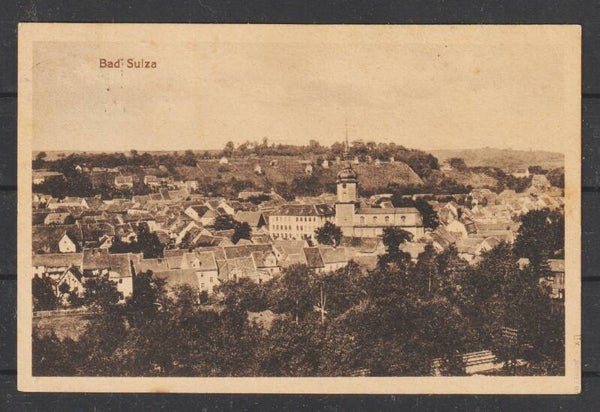 MiNr. 89 IIx geprüft, AK BAD SULZA  14.7.20  (s24163)