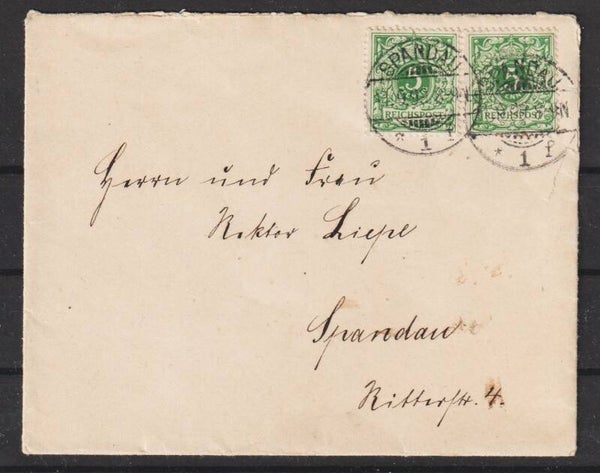 MiNr. 46 auf Brief HALBERSTADT 11.9.99   (s24170)