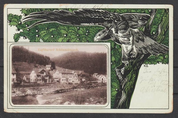 MiNr. 70 Ansichtskarte SCHÖNMÜNZACH  4.7.03     (s24170)