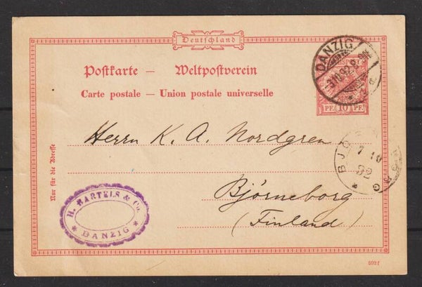 Ganzsache P 25 / 01 - 592 f  (s24175)