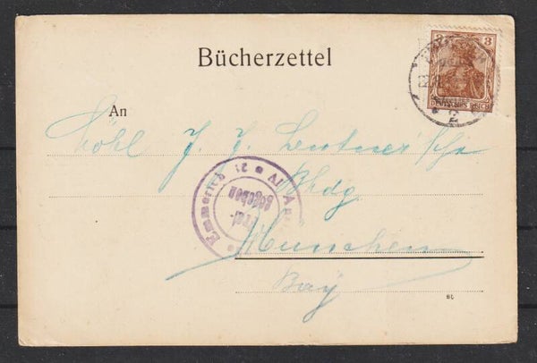 Bücherzettel EMMERICH  22.8.17, zensiert    (s24181)