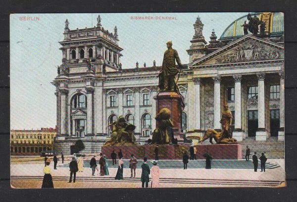 MiNr. 86 auf AK "Bismark-Denkmal" BERLIN 6.8.05  (s24189)