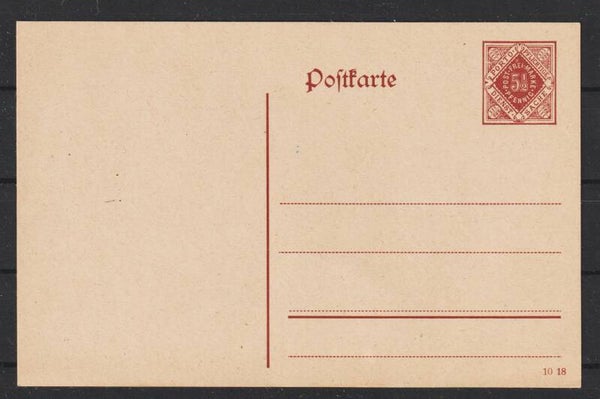 Ganzsache DP 13  (s24191)