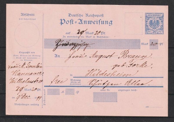 Postanweisung A 9 II  (s26019)