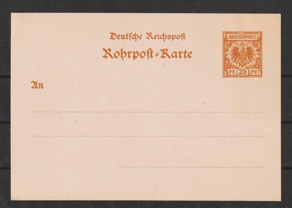 Ganzsache Rohrpost RP 8  (s26021)