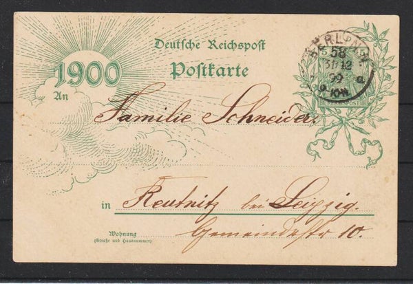 Ganzsache P 43 II  Aad  BERLIN 31.12.99  (s26029)
