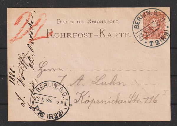 Rohrpost Karte RP 2  (s26031)