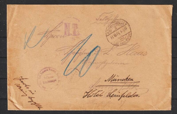 Feldpost-Brief "P.D. FELDPOSTAMT Artl.Res.-Korps. 11.10.15 (s26034)