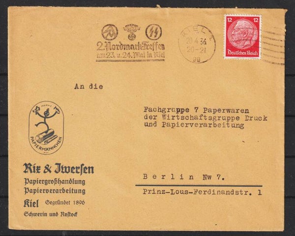 "SA, SS, 2.Nordmark-Treffen 23.-24. Mai in Kiel"  (s26043)