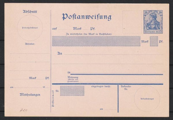 Postanweisung A 20  (s26050)