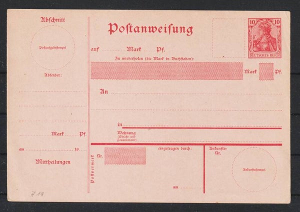 Postanweisung A 19  (s26051)