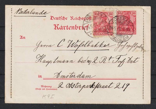 Kartenbrief K 9 I  ZuF  DOBERAN  24.5.01   (s26053)