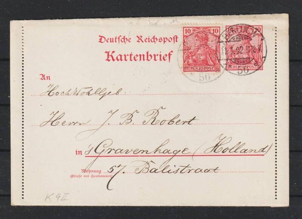 Kartenbrief K 9 II  ZuF  BERLIN  11.1.02   (s26053)