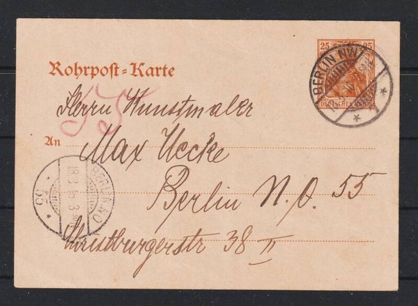 Rohrpost Karte RP 13 BERLIN 18.3.10  (s26055)