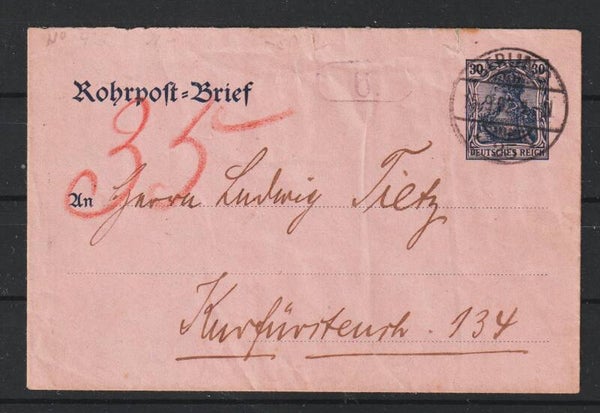 Rohrpost Umschlag RU 5  BERLIN  15.9.02  (s26057)