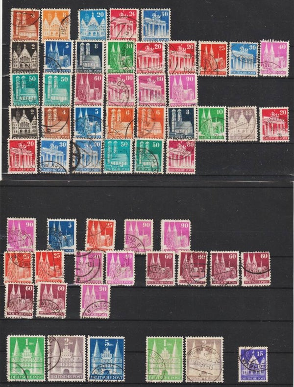 Bizone MiNr. 73-100 gestempelt (0942)