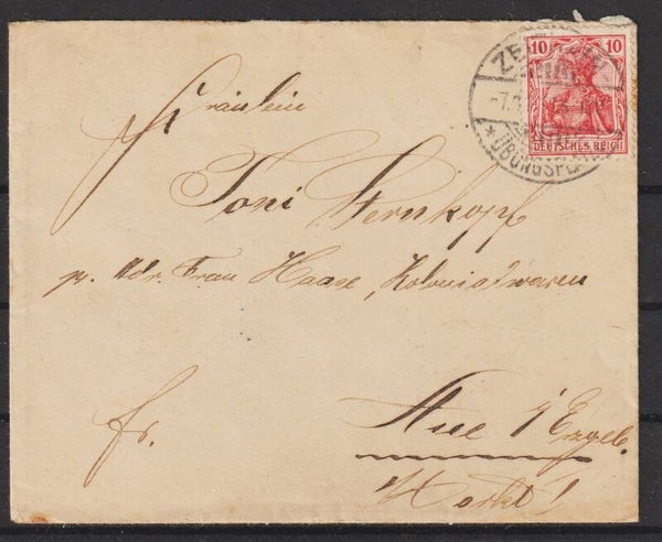 MiNr. 86 I auf Brief ZEITHAIN ÜBUNGSPLATZ 7.11.15   (s30057)