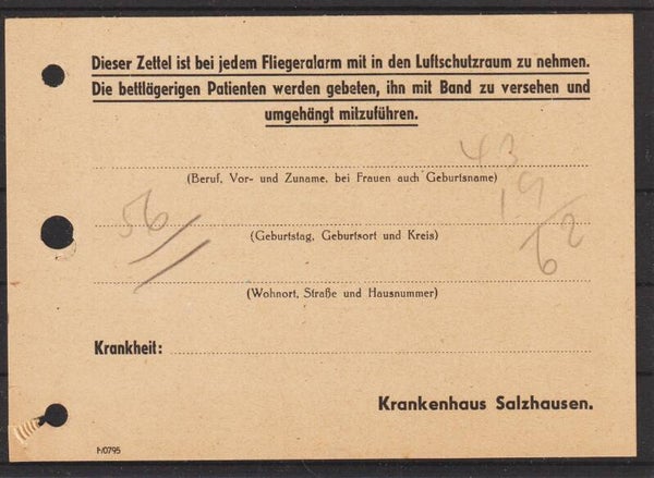 "Zettel der bei jedem Fliegeralarm ..."  (s30059)