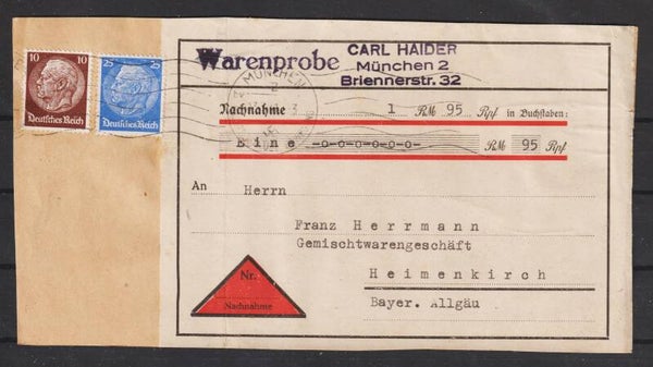 portogerechte Nachnahme Warenprobe  (s30146)