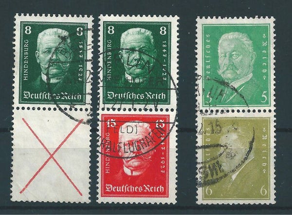 ZD MiNr.  S 36, 37 + 42  (0118)