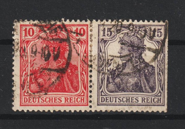 MiNr. W 12 aa gestempelt, geprüft