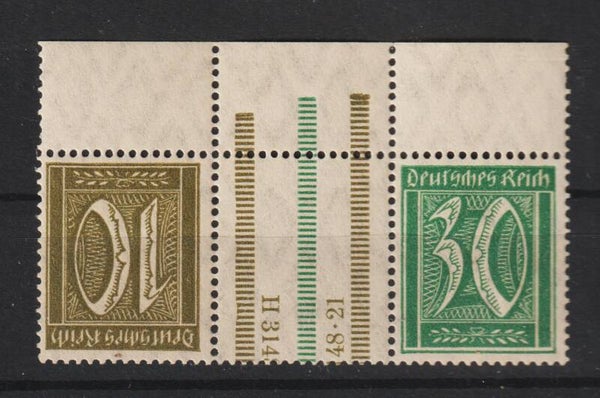 MiNr. KZ 9 mit Teil-HAN