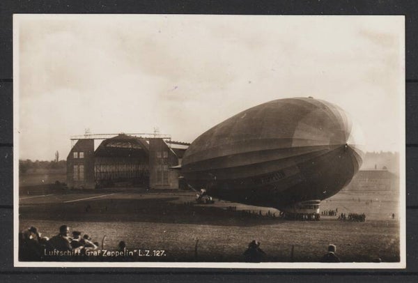 Zeppelin-Foto Karte