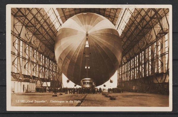 Zeppelin-Foto Karte