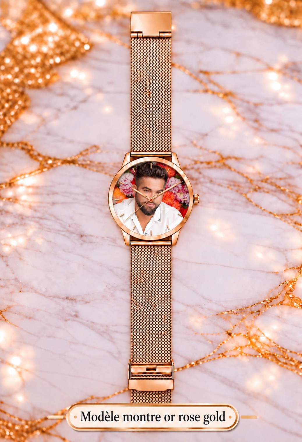 Montre Bracelet Kendji Girac – Cadeau Fan, Musique et Concert – Création LTDF Création