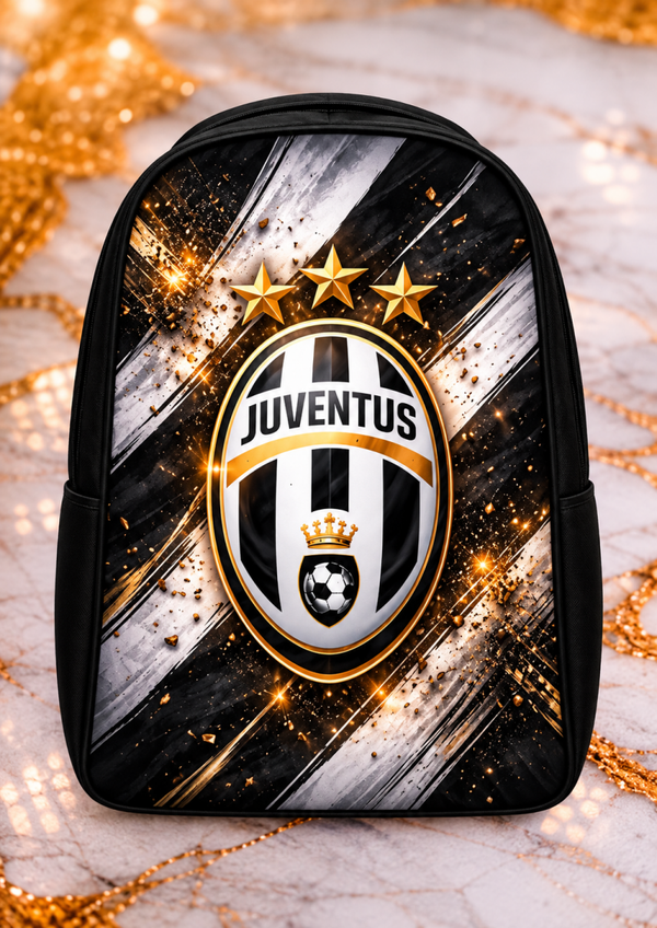 Sac à dos Juventus 40 x 30 cm – Sac fan football – LTDF Création