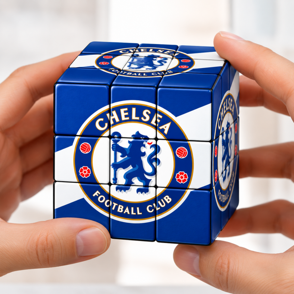 Rubik's Cube Chelsea Football Club – Cadeau Fan, Puzzle & Objet Collector | LTDF Création