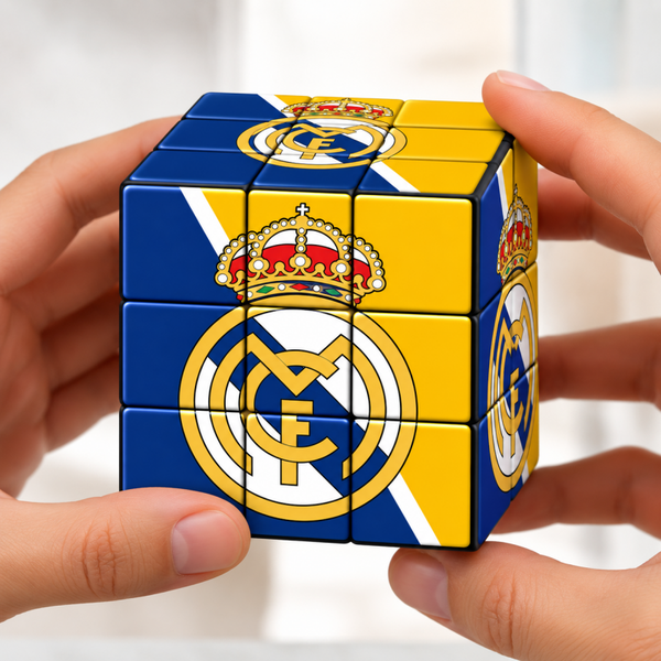 Rubik's Cube Real Madrid – Cadeau Fan, Puzzle & Objet Collector | LTDF Création