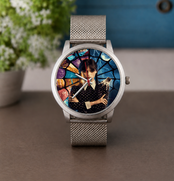 Montre Mercredi – Montre Bracelet Univers Gothique et Fantastique – 3 Coloris – LTDF Création