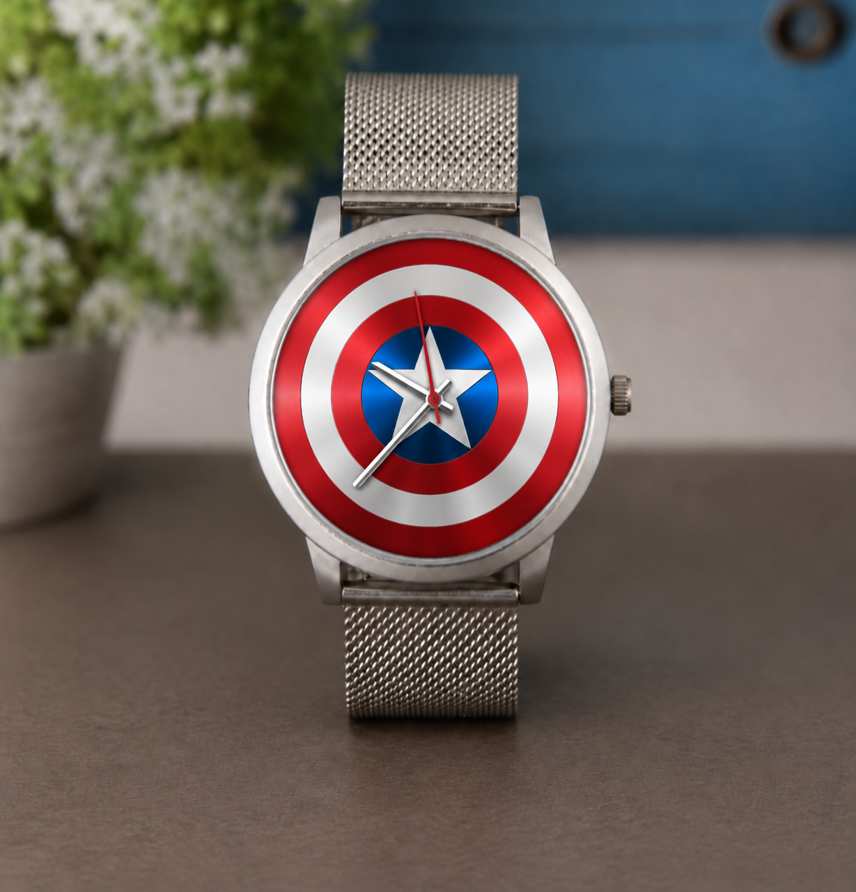 Montre Captain America – Montre Bracelet Super-Héros Marvel – 3 Coloris – LTDF Création