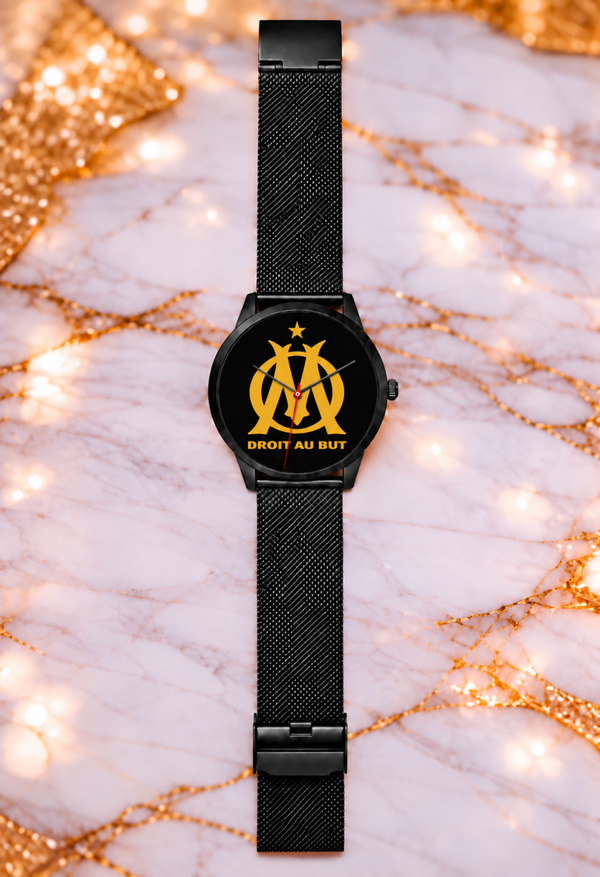 Montre Olympique de Marseille (OM) – Montre Bracelet Supporter Marseillais – 3 Coloris – LTDF Création