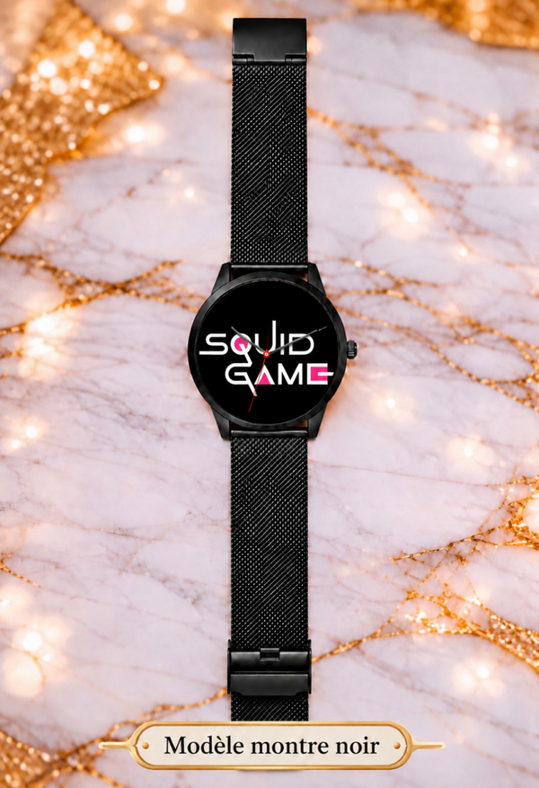 Montre Squid Game – Montre Bracelet Univers Série et Jeux – 3 Coloris – LTDF Création