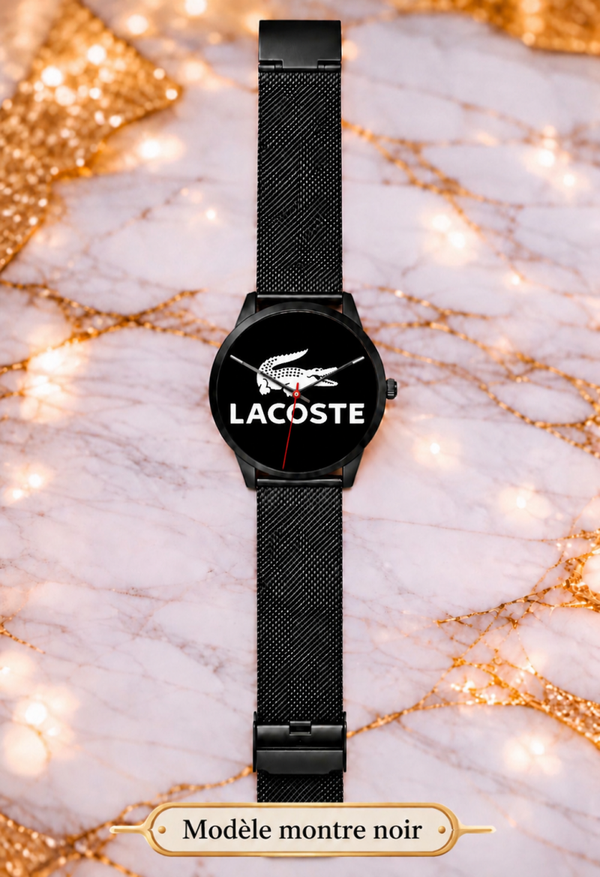 Montre Lacoste – Montre Bracelet Style Sport et Élégance – 3 Coloris – LTDF Création