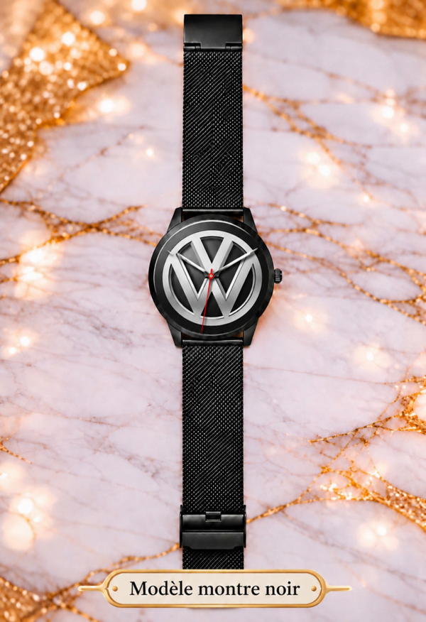 Montre Volkswagen – Montre Bracelet Automobile et Élégante – 3 Coloris – LTDF Création