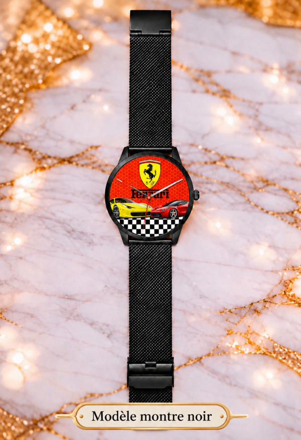 Montre Ferrari – Montre Bracelet Sport et Luxe – 3 Coloris – LTDF Création