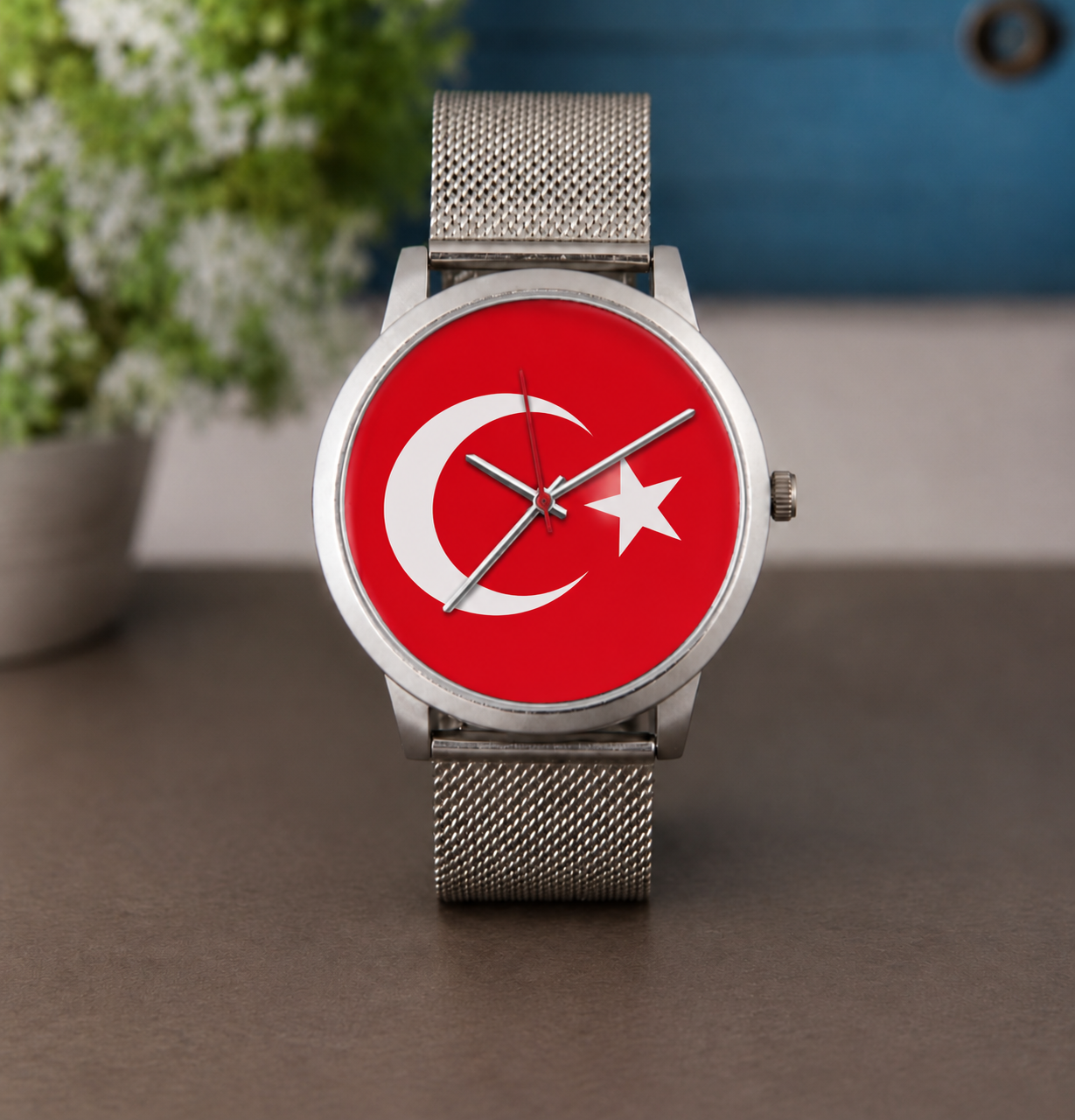Montre Turquie – Montre Bracelet Drapeau Turc – 3 Coloris – LTDF Création