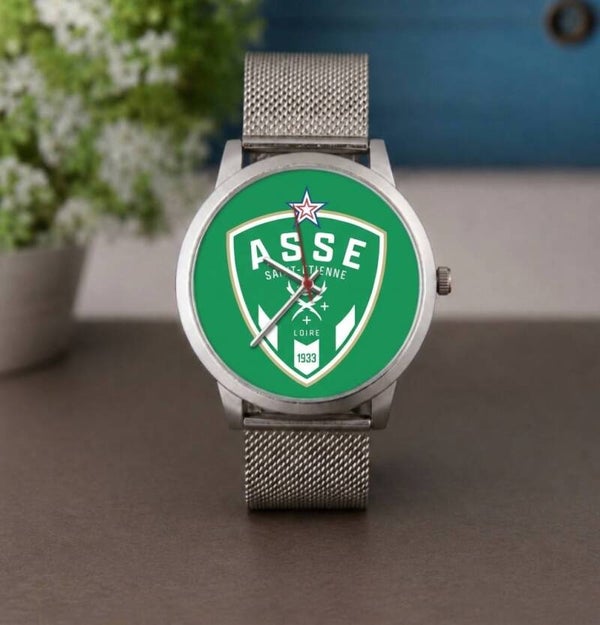 Montre AS Saint-Étienne (ASSE) – Montre Bracelet Fan des Verts – 3 Coloris – LTDF Création