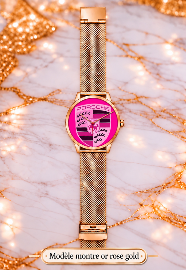 Montre Porsche – Montre Bracelet Sport et Luxe – 3 Coloris – LTDF Création